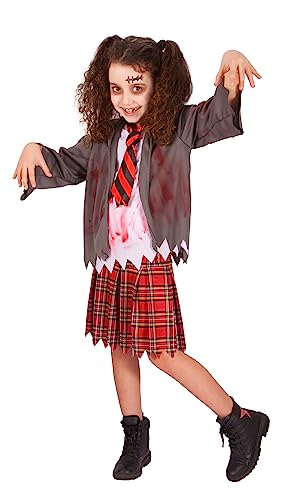 Ciao - Zombie Scolaretta costume travestimento bambina (Taglia 8-10 anni)