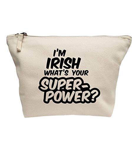 Creative Trousse per trucchi, motivo: Irish What's Your Superpower