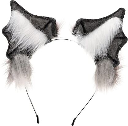 FOMIYES Per Pipistrello Diavolo Decorazione Per Ragazze Copricapo Con Orecchie Di Pipistrello Per Gatti Pelosi Peluche Bambino Accessori Pelliccia Di Volpe