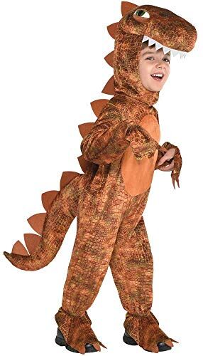 amscan Costume da bambino fantasia T-Rex dinosauro 4-6 anni per bambini