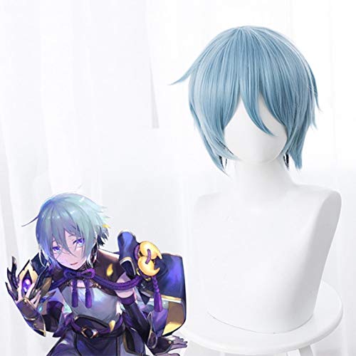 EQWR Gioco Fate Grande Ordine Parrucche Cosplay Principe di Lanling Parrucca Cosplay Parrucca sintetica resistente al calore Festa di Carnevale di Halloween