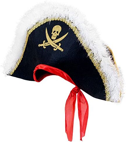 WIDMANN MILANO PARTY FASHION DELUXE PIRATE HAT WITH HEADBAND" -