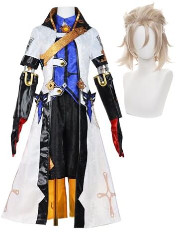 Taoyuany Albedo Cosplay Charlotte Cosplay Costume Anime Costume Parrucca Carnevale Costume Anime Uniforme, Vestito per Pasqua Halloween