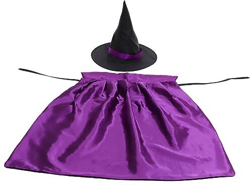 TOYANDONA Arredamento 1 Set vestito strega del mago decorazione di Halloween decorazioni di Halloween ballo studentesco Costumi la strega mantello bambino che fa i primi passi trucco