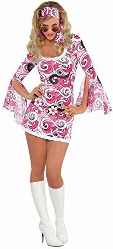 amscan International – Costume da adulti Ivana Go Go anni ‘60 (taglia 38-40)