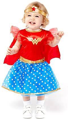 amscan (PKT) 9906724 Costume da Wonder Woman per bambine, 18-24 mesi