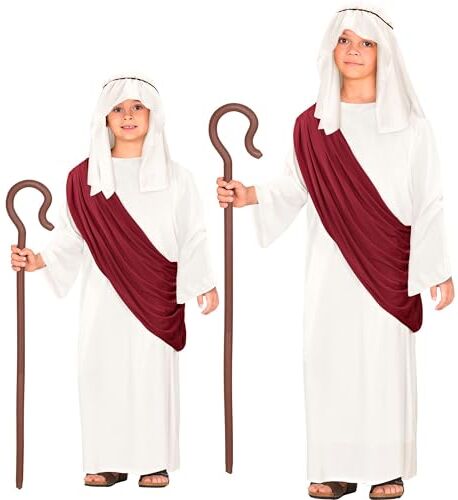 WIDMANN MILANO PARTY FASHION Costume da bambino Messia, Profeta, Presepe, Costume di Carnevale, Carnevale