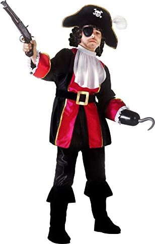 WIDMANN MILANO PARTY FASHION costume da capitano pirata per bambino, bucaniere, bucaniere, costume in maschera, Halloween