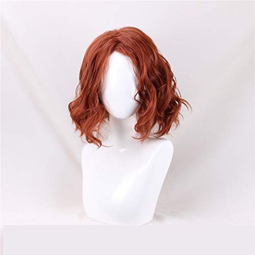 XINYIYI Avengers Infinity War Black Widow Cosplay Parrucca Di Capelli Natasha Romanoff Cosplay Parrucca Riccia Marrone Halloween Supereroe Costume Da Donna