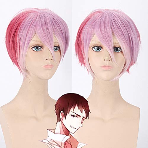 YHWW Anime The King'S Avatar Zhang Jiale Parrucca Cosplay Capelli Sintetici Corti Parrucche Di Carnevale Di Halloween Parrucche Pl-075