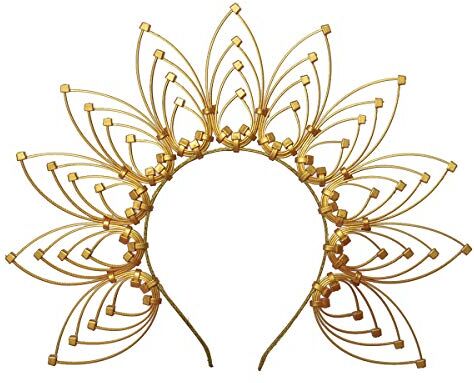 GRACEART Fascia per la corona di Sunburst Halo Accessori per Capelli Costume da festa (A)