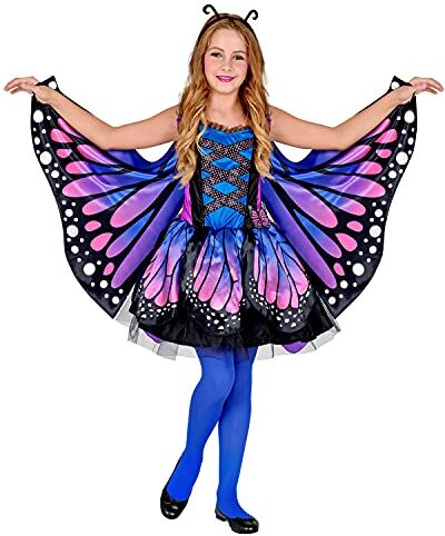 WIDMANN BUTTERFLY" (tutu dress, wings, antennas) (140 cm / 8-10 Years)