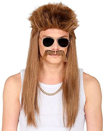 WIDMANN REDNECK WIG & MOUSTACHE" in polybag -