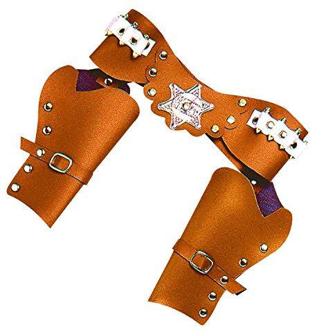 WIDMANN BROWN DELUXE COWBOY DOUBLE PISTOLHOLSTER" adult size -