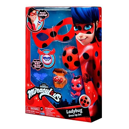 Bandai Miraculous Ladybug Kit di trasformazione Ladybug Travestimento e accessori Travestimento bambino