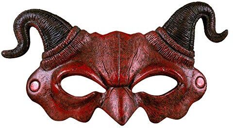 Boland Maschera in schiuma demone, adulto, scheletro, teschio, dungeon, costume, carnevale, feste a tema, Halloween