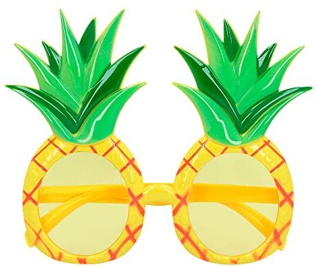 Boland Occhiali da festa ananas, occhiali divertenti per carnevale o JGA, accessori per costumi di carnevale, accessori per costumi