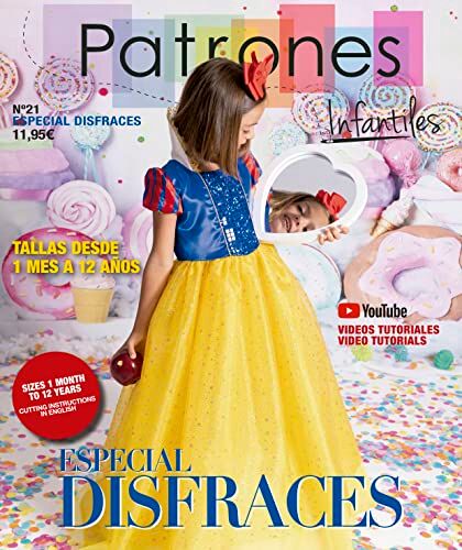 PATRONESMUJER Rivista Modelli per Bambini Speciale Costumi. Taglie da  mese a 2 anni a seconda del modello.