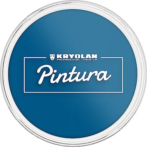 Kryolan Pintura Water Color Trucco per bambini, 25 ml, colore: blu, lavabile, vegano, senza profumo, senza parabeni, senza glutine, ideale per bambini, feste, carnevale, Halloween e Halloween (blue)