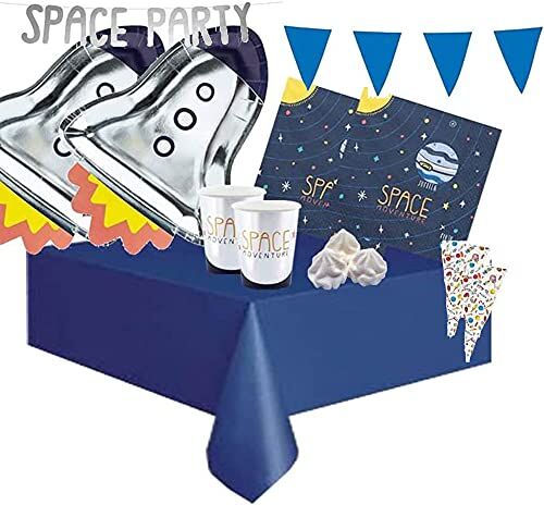 P&D kit n 51 Coordinato tavola Astronauta Space Party Addobbi fetsa caramelle