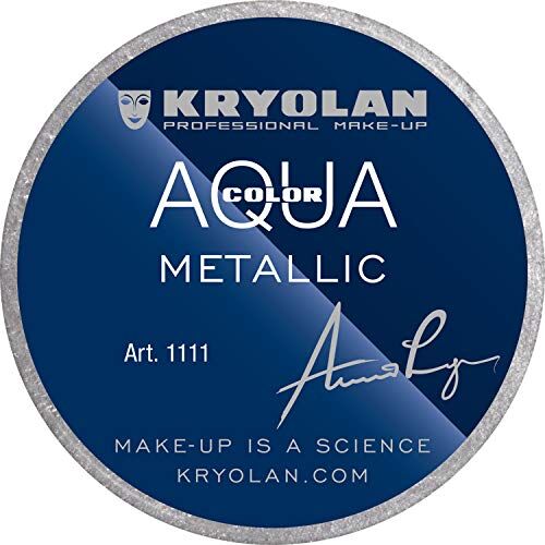 Kryolan Makeup  AQUACOLOR 8 ml METAL ARGENTO