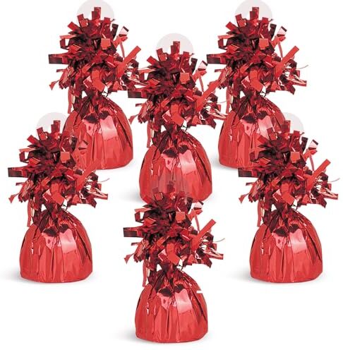 Unique Party  Peso per Palloncino in Foil Rosso