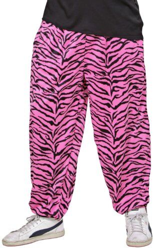 WIDMANN 80's BAGGY PANTS PINK ZEBRA" (M/L)