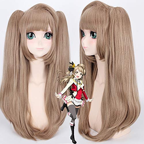 WERNG Love Life Parrucca Cosplay dal vivo Kotori Minami Costume Giocare Adulti Unisex Parrucche Halloween Anime Perucas