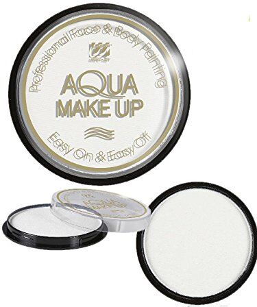 WIDMANN MILANO PARTY FASHION Trucco ad Acqua, Make Up Bianco body painting professionale 15gr *21612