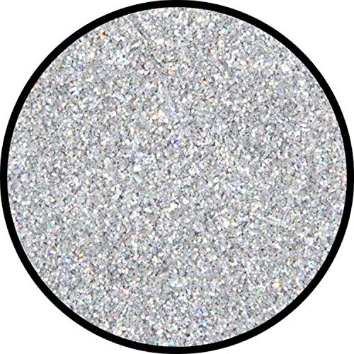 Eulenspiegel CREATIVE Glitter viso Argento olografico Fine