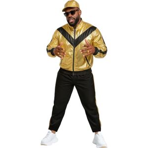 Fiestas Guirca - Costume Tuta Oro Adulto 52 - 54 (L) - Costume Fiestas Guirca - Costume Tuta Oro Adulto 52 - 54 (L) - Costume