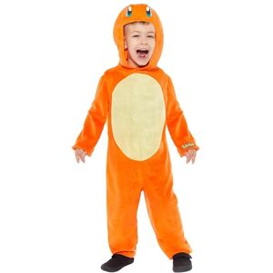 amscan Costume unisex per bambini, tuta con cappuccio ufficiale Pokémon Charmander, età: 8-10 anni, amscan Costume unisex per bambini, tuta con cappuccio ufficiale Pokémon Charmander, età: 8-10 anni,
