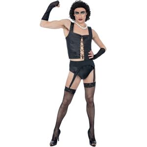 SMIFFYS Costume da Rocky Horror Show Frank-N-Furter, Corsetto, reggicalze, pantaloni, guanti e collana Halloween SMIFFYS Costume da Rocky Horror Show Frank-N-Furter, Corsetto, reggicalze, pantaloni, guanti e collana Halloween