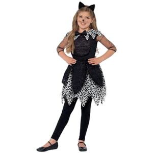 SMIFFYS Costume Gatto di Mezzanotte, Nero, comprende Abito, Coda e Cerchietto con Orecchie Feline Halloween SMIFFYS Costume Gatto di Mezzanotte, Nero, comprende Abito, Coda e Cerchietto con Orecchie Feline Halloween