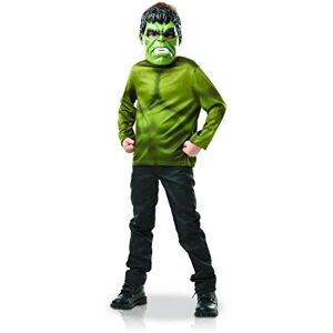Rubie's Rubies Costume Top e maschera Hulk per bambino e bambina, Top e maschera, Ufficiale Marvel per Carnevale, Natale, Halloween, Cosplay Rubie's Rubies Costume Top e maschera Hulk per bambino e bambina, Top e maschera, Ufficiale Marvel per Carnevale, Natale, Halloween, Cosplay