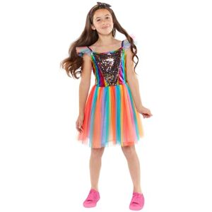 amscan Costume arcobaleno per bambine (età 10-12 anni) amscan Costume arcobaleno per bambine (età 10-12 anni)