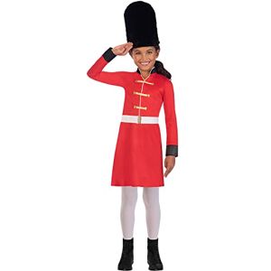 amscan (PKT) Costume da guardia reale e cappello per bambine (4-6 anni) amscan (PKT) Costume da guardia reale e cappello per bambine (4-6 anni)