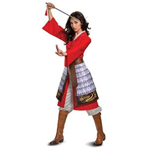 Disguise Mulan Women's Deluxe Hero Red Fancy Dress Costume X-Large Disguise Mulan Women's Deluxe Hero Red Fancy Dress Costume X-Large