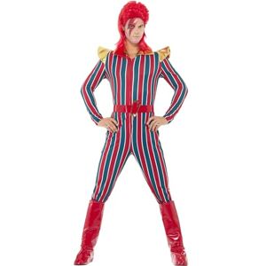 SMIFFYS Costume Space Superstar, multicolore, con tuta, cintura e copristivali Halloween SMIFFYS Costume Space Superstar, multicolore, con tuta, cintura e copristivali Halloween
