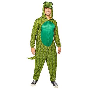 amscan Costume intero in coccodrillo, taglia unica, colore: Verde amscan Costume intero in coccodrillo, taglia unica, colore: Verde