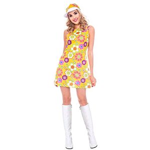 amscan Costume da fiore anni '60, taglia: 12-14, multicolore amscan Costume da fiore anni '60, taglia: 12-14, multicolore