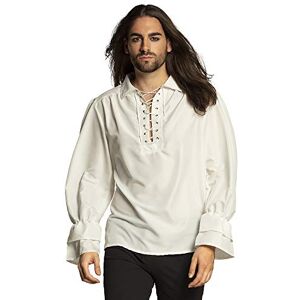Boland Camicia da pirata, per uomo, bianco crema, camicia da pirata, camicetta, bucaniere, filibustiere, ladro, medievale, costume, carnevale Boland Camicia da pirata, per uomo, bianco crema, camicia da pirata, camicetta, bucaniere, filibustiere, ladro, medievale, costume, carnevale