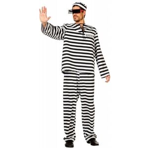 fashion4fun - Inmate Gestreiftes Herrenkostüm - Costume fashion4fun - Inmate Gestreiftes Herrenkostüm - Costume