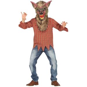 FIESTAS GUIRCA Costume da Lupo Mannaro per Bambini 5-6 Anni FIESTAS GUIRCA Costume da Lupo Mannaro per Bambini 5-6 Anni