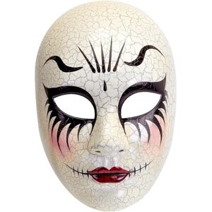 Maschera Commedia Dell'Arte Widmann con viso incrinato Maschera Commedia Dell'Arte Widmann con viso incrinato