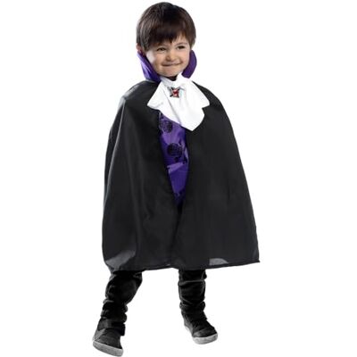 Boland Costume da vampiro per bambini, taglia 104-110, età 3-4 anni, mantello con colletto e camicia con jabot, bambino, vampiro, travestimento, Halloween, Carnevale, festa a tema Boland Costume da vampiro per bambini, taglia 104-110, età 3-4 anni, mantello con colletto e camicia con jabot, bambino, vampiro, travestimento, Halloween, Carnevale, festa a tema