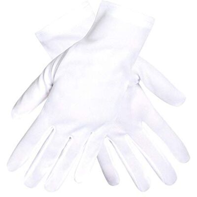Boland Aptafêtes AC0806, Guanti in Poliestere, Bianco (Blanc), Taglia Unica Boland Aptafêtes AC0806, Guanti in Poliestere, Bianco (Blanc), Taglia Unica