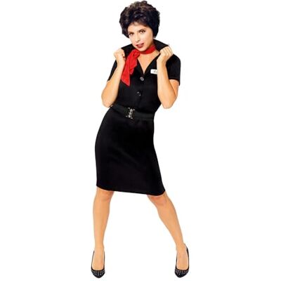 Amscan - Grease Betty Rizzo - Nero - Taglia 42 - Costume Amscan - Grease Betty Rizzo - Nero - Taglia 42 - Costume