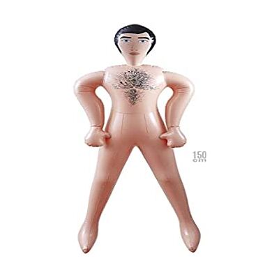 W WIDMANN MILANO Party Fashion Bambola gonfiabile uomo, 150 cm, articolo scherzoso W WIDMANN MILANO Party Fashion Bambola gonfiabile uomo, 150 cm, articolo scherzoso
