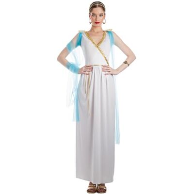 Boland Costume da dea greca 2 pezzi per donna per feste a tema e carnevale, regina egiziana Boland Costume da dea greca 2 pezzi per donna per feste a tema e carnevale, regina egiziana